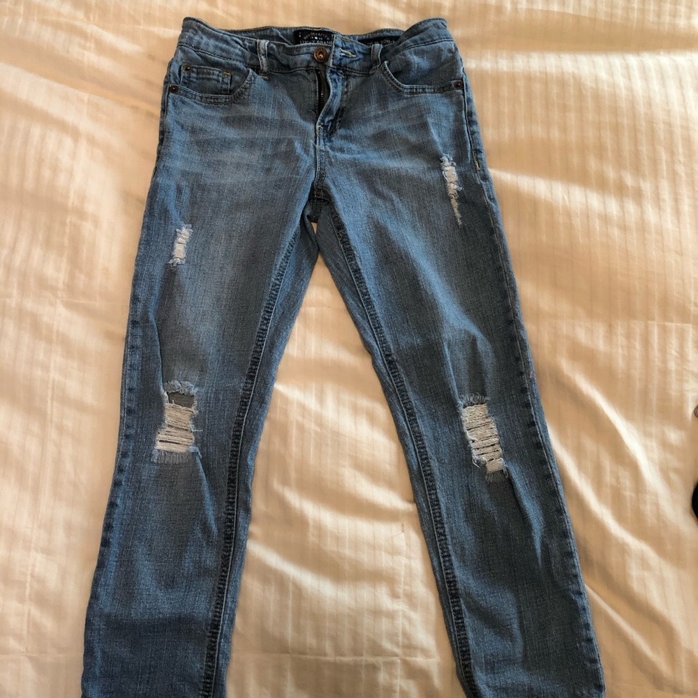 Lucky Brand boyfriend distressed jean (girls)